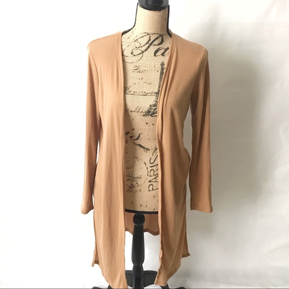 Forever 21 Large Ribbed Side-Slit Duster Cardigan - Picture 1 of 5